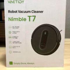 訳ありお買得】ロボット掃除機水拭き予約リモコンアレクサ静音vactidy T7の画像