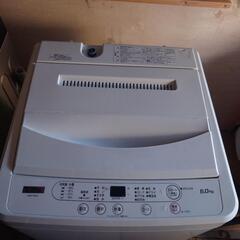 【20年製】ヤマダ 単身用洗濯機  YWM-T60H1 6.0k の画像
