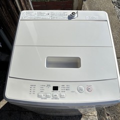 【クリーニング済】5.0kg 全自動洗濯機 MUJIモデル 無印良品 MJ-W50A 2021年 単身用 洗濯機の画像