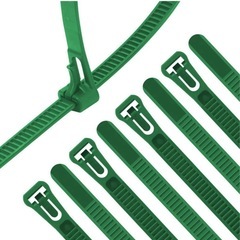 【新品】結束バンド 100本 幅7.6mm 長さ200mm DIY 工作 作業　 の画像