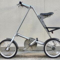 ♩STRiDA♪ストライダ 3.3 ♪16インチ♪三角折りたたみ自転車♪シルバーの画像