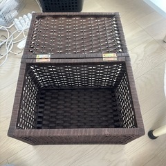 （美品）小物収納　蓋付きの画像