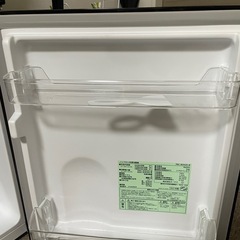 【決まりました】冷蔵庫　アイリスオーヤマ　2021年購入【1人暮らしにぴったりサイズ】の画像