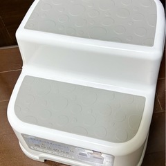 踏み台　2段ステップ（グレー）の画像