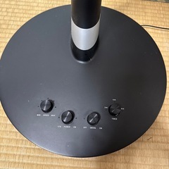 【美品】amadana　黒のリビング扇風機の画像