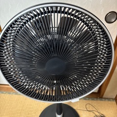 【美品】amadana　黒のリビング扇風機の画像