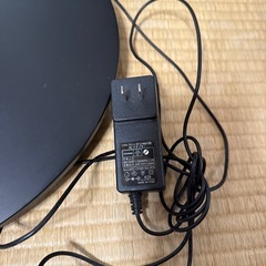 【美品】amadana　黒のリビング扇風機の画像