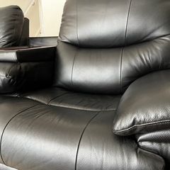 美品　電動3人がけリクライニングソファー　の画像