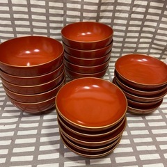 輪島塗り　蓋付きお椀10セット
の画像