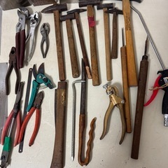 工具等大量まとめて　大工道具鋸トンカチDIYペンチの画像