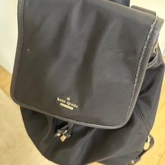 ケイトスペード　リュック　黒の画像