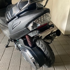 アドレスV125g 規制前 ワンツー 極上カスタム車 マットブラック 希少 限定の画像