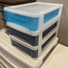 カラーボックス　引き出し式　収納ケース　４種の画像