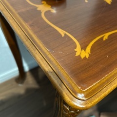 【受付終了】小さな机・サイドテーブル・アンティークの画像