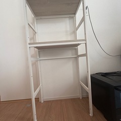 電子レンジ台　ゴミ箱上収納の画像