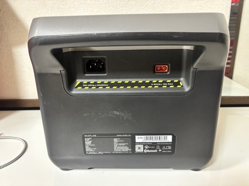 【動作OK】EcoFlow RIVER 2 本体 ＋充電ケーブルセット 車中泊
