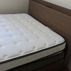 東京発　手渡し希望　中古　セミダブルベッド　ニトリ　Nスリープハードの画像