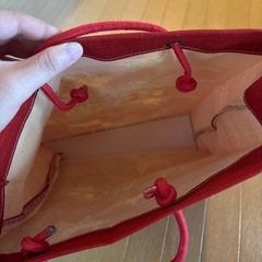 布袋　赤色　綺麗　おしゃれの画像