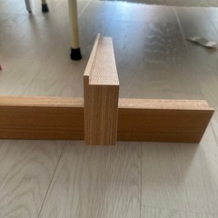 （美品）木製の壁掛シェルフ　2個セットの画像