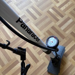 パナレーサー Panaracer BFP-04AGA3-W 空気圧ゲージ付きアルミ製フロアポンプ ホワイト BFP04AGA3W の画像