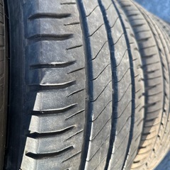 ハイエース　ワード　メッキ　ホイールタイヤ　セット4本　1本ホイールタイヤ無し215/60R17インチ　の画像