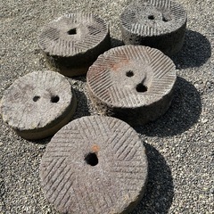 石臼　庭石　飛び石　の画像
