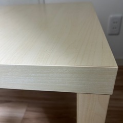 IKEA サイドテーブル LACK ベージュの画像