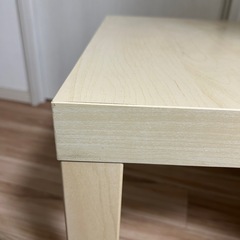 IKEA サイドテーブル LACK ベージュの画像