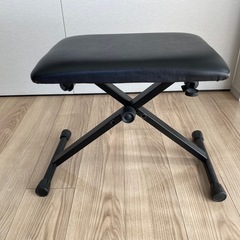 高さ調整3段階 折りたたみピアノ椅子の画像