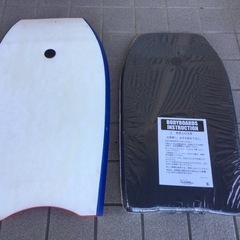 ボディボード  2点セット Glan Blue / SMILE Surf's Up (新品) マリンスポーツ ボディーサーフィン　の画像