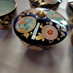 蓋付き茶器5客セットの画像