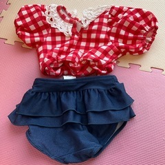 女児用水着　セパレート　95㎝の画像