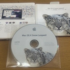 Mac OS X Snow Leopard Version 10.6.3 インストールディスク NCNRの画像