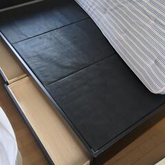 【西川ベッド】ダブルベッド＋マットレスの画像