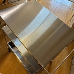 無印良品　ステンレスユニットワゴンの画像