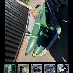 ボート　分割ボード　　船外機の画像
