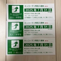 清水公園特別入場券　郵送可能の画像