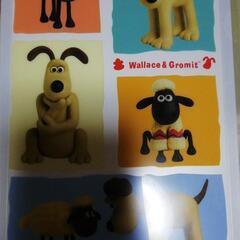 Wallace＆Gromitのクリアファイル３枚セットの画像