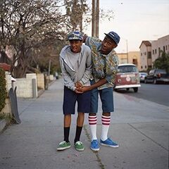 (6257) SkaterSocks (スケーターソックス) ロングソックス 靴下 男女兼用 ソックス チューブソックス Knee high White tube socks with Baby Blue-Baby Pink-Gold stripes style 1 (22の画像