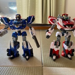 変形ロボ トミカドライブヘッド3機と拡張機1機とミニカーのセット✨の画像