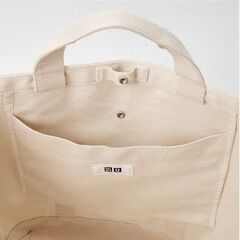 Uniqlo U ユニクロユー「トートバッグ」●色：ナチュラルの画像