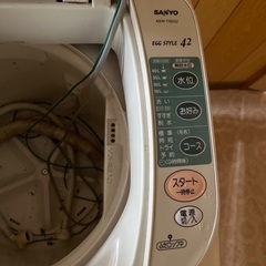 洗濯機　2002年製の画像