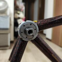 【ジャンク】SAMSON ピストフレーム 黒の赤ラメの画像