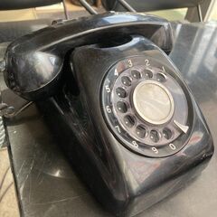 おしゃれな　電話機 600形A2  黒電話の画像