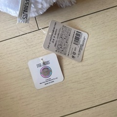 値下げしました。超美品！犬型ふわふわスヌーピぬいぐるみ約30cmの画像
