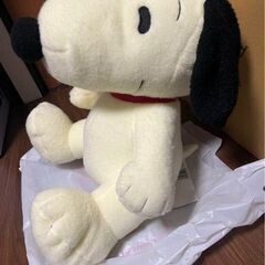スヌーピー スーパーラージぬいぐるみもこふわの画像