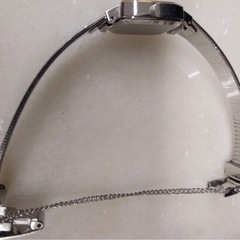 SEIKO クォーツ 腕時計 レディース　#レディース ホワイトダイヤル ブラックレザー #時計　動作未確認の画像