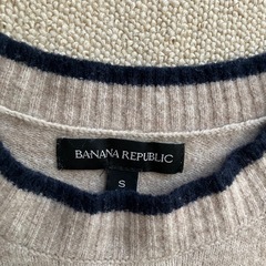 BANANA REPUBLIC ストライプセーター Sの画像