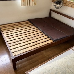 無印良品のダブルベットの画像