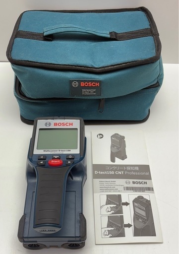 中古　ボッシュ BOSCH D-TECT150CNT 鉄筋探査機 コンクリート探知機 ウォールディテクタ　電動工具 DIY　精度未確認の為ジャンク